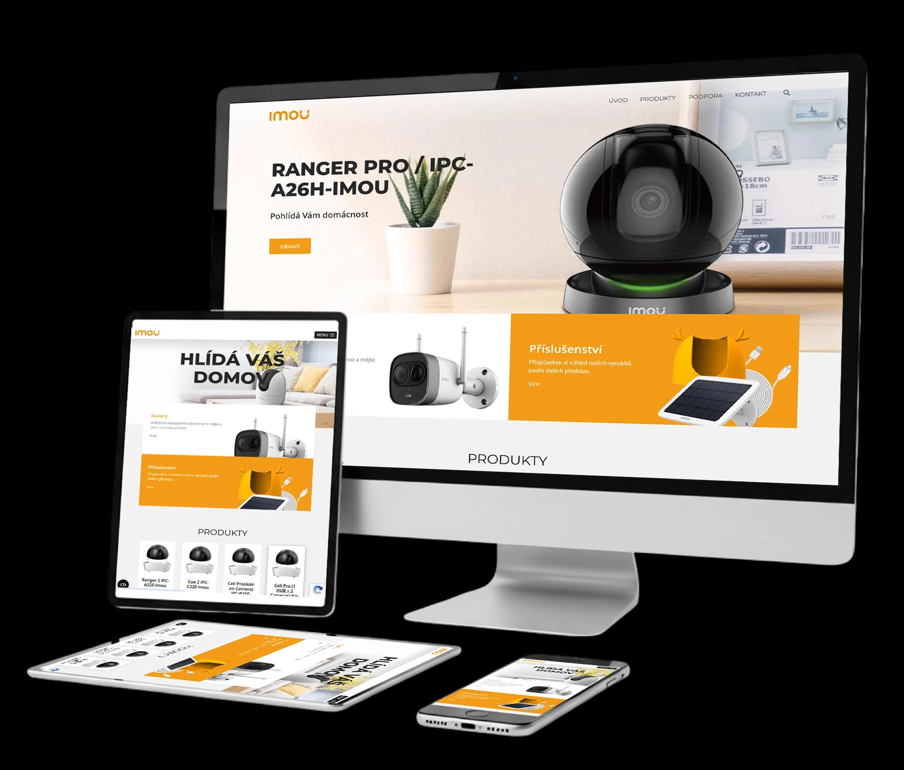 Ukázka webových stránek